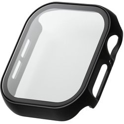 AW-24BFCGOBK [アップルウォッチ カバー Apple Watch Series 10 42mm フルカバーケース ゴリラガラス 表面硬度10H 全面保護 ブラック]