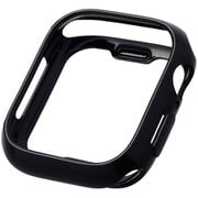 AW-24BBPUBK [アップルウォッチ カバー Apple Watch Series 10 42mm バンパーソフトケース 側面保護 ブラック]