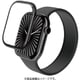 AW-24BFLGFALBK [アップルウォッチ ガラスフィルム Apple Watch Series 10 42mm対応 全面保護 表面硬度10H 高透明 フレーム付 気泡防止 ブラック]