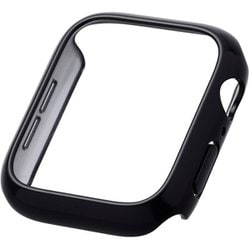 AW-23DBPPMBK [アップルウォッチ カバー Apple Watch SE （第2世代/第1世代）/Series 6/5/4 44mm バンパーハードケース 側面保護 メタリック ブラック]