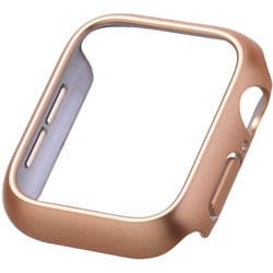 AW-23EBPPMPN [アップルウォッチ カバー Apple Watch SE （第2世代/第1世代）/Series 6/5/4 40mm バンパーハードケース 側面保護 メタリック ピンク]