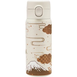 和柄のワンプッシュステンレスボトル 350ml 富士山 WB001-1