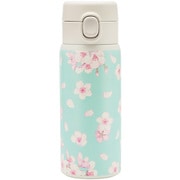 和柄のワンプッシュステンレスボトル 350ml 桜 WB001-5