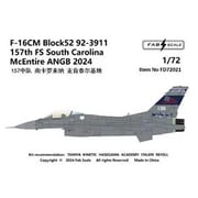FABD72021 1/72 デカール F-16CM ブロック52 92-3911 157th FS サウスカロライナマッキンタイア ANGB 2024 [プラモデル用品]