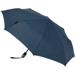 Knirps（クニルプス）T.220 Pinstripe Navy 折り畳み傘 自動開閉 KNT220-4200