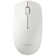 Bluetooth マウス ワイヤレスマウス 無線 3ボタン 【Windows Mac Android iOS iPad Chrome 対応】 左右対称 RoHS指令準拠 ホワイト M-LE10BRWH