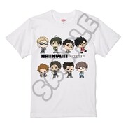 SYNC-HKM3TS-MYAWM ハイキュー!! Tシャツ みんなmochocho化大作戦!第3弾 M-YA 集合 ホワイト Mサイズ