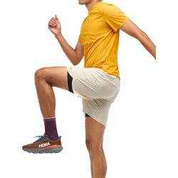 HOKA ホカ　SKYGLIDE SHORT オートミール　ランニングパンツ ヨドバシ.com - ホカ HOKA スカイグライドショーツ メンズ
