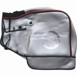 真田 ハンドルカバー プレスハンドル兼用（新型プレス バイク用） 銀