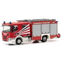 HE098137 1/87 スカニア クルーキャブ LF コブレンツ消防署 [コレクションミニカー]