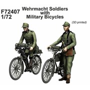 CMF72407 1/72 ドイツ国防軍 自転車2台＆兵士2体 [組立式プラスチックモデル]