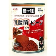 旨味 犬用 缶 乳酸菌入り ビーフ 375g