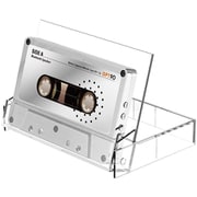 OPT90 カセットスピーカー カセットテープ型 Bluetoothスピーカー シルバー opt61389