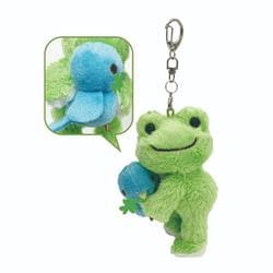 210173-25 かえるのピクルス withシリーズ マスコットキーホルダー あおいとりさん / わかば