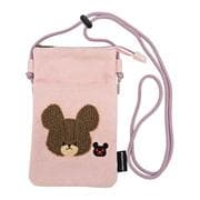 210234-25 くまのがっこう ファスナーサコッシュ ピンク