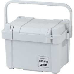 BOSA＋IN（ボウサイン） パッキン付頑丈ボックス 500 ライトグレー 防災収納 幅52×奥行36×高さ34.5cm