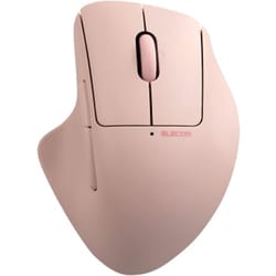 ワイヤレスマウス Bluetooth 5.0/無線 2.4GHz両対応 静音 7ボタン チルトホイール付 エルゴノミクス 抗菌 Mサイズ 3台接続可能 SHELLPHA ピンク M-SH30MBSKPN