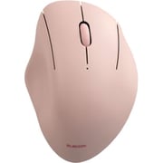 ワイヤレスマウス Bluetooth 5.0/無線 2.4GHz両対応 静音 3ボタン エルゴノミクス 抗菌 Sサイズ 3台接続可能 SHELLPHA ピンク M-SH11MBSKPN
