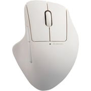 ワイヤレスマウス Bluetooth 5.0/無線 2.4GHz両対応 静音 7ボタン チルトホイール付 エルゴノミクス 抗菌 Sサイズ 3台接続可能 SHELLPHA ホワイト M-SH31MBSKWH