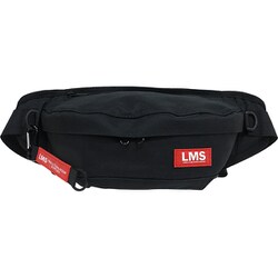 LMS-04 Black/Red [ウエストポーチ ボディバッグ 多機能ポケット]