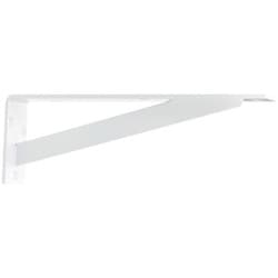 スリムカウンター棚受 300×100×38 ツヤ消しホワイト SCT-300W
