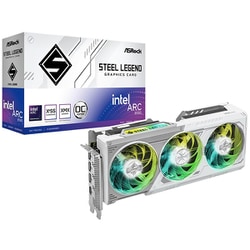 Intel Arc B580 Steel Legend 12GB OC グラフィックボード ホワイト B580 SL 12GO
