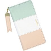 TR-A401FC-SH [らくらくスマートフォン a Lite用 ケース 手帳型 トリコロール スマホケース エレガンテ Elegante シャーベット]