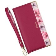 BL-A401FC-RB [らくらくスマートフォン a Lite用 ケース 手帳型 ブルーミー スマホケース フラワー エレガンテ Elegante ラズベリー]