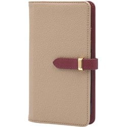 BD-F-53E-MB [らくらくスマートフォン F-53E用 ケース 手帳型 ベルテッド スマホケース シンプル スタンド機能 エレガンテ Elegante モカベージュ]