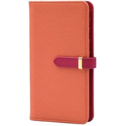 BD-F-53E-FL [らくらくスマートフォン F-53E用 ケース 手帳型 ベルテッド スマホケース シンプル スタンド機能 エレガンテ Elegante フラミンゴ]