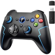 ワイヤレス ゲーム コントローラー ホール効果トリガー付き Bluetooth コントローラー Easy SMX ESM-9013 pro ブルー