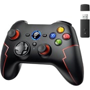 ワイヤレス ゲーム コントローラー ホール効果トリガー付き Bluetooth コントローラー Easy SMX ESM-9013 pro レッド