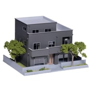 23-405D Nゲージ 二世帯住宅（ダークグレー） [鉄道模型用品]