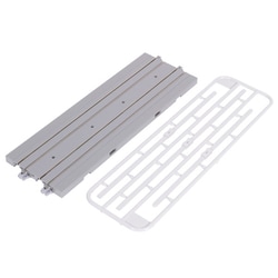 40-014-E Nゲージ ユニトラムE 直線軌道プレート186mm [鉄道模型用品]