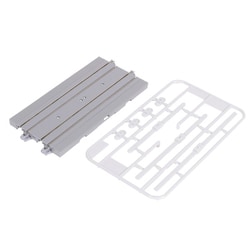 40-024-E Nゲージ ユニトラムE 直線軌道プレート124mm [鉄道模型用品]