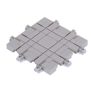 40-301-E Nゲージ ユニトラムE 90°交差点軌道プレート62mm [鉄道模型用品]