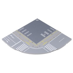 41-101 Nゲージ ユニトラム道路プレート交差点内側 [鉄道模型用品]