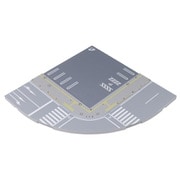 41-101 Nゲージ ユニトラム道路プレート交差点内側 [鉄道模型用品]