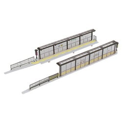 43-733 Nゲージ 新形電停 [鉄道模型用品]