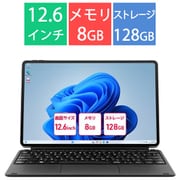 タブレットPC/aiwa tab WS12H/Windows 2in1タブレット/12.6型/Intel N100/メモリ 8GB/ストレージ 128GB/Windows 11 Home JA4-TBW1201-H