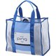 GB-L2513 [メッシュトート レディス W40×H34×D20cm ホワイト/ブルー]