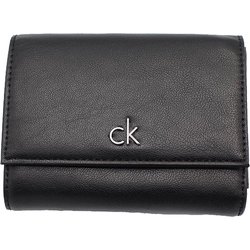 三つ折り財布 K612851 Black 合皮
