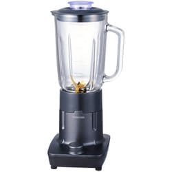 ジュースミキサー 1000ml ガラスボトル ダイヤルスイッチ式 グレー TMX45A-H