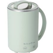 マグカップ型 クッキングポット 一人用 電気鍋 500ml 調理ポット 一人鍋 持ち運び便利 Cook Mug plus ミント HAC-LEP01GR