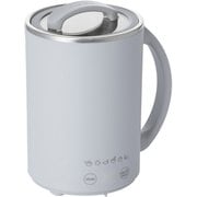 マグカップ型 クッキングポット 一人用 電気鍋 500ml 調理ポット 一人鍋 持ち運び便利 Cook Mug plus グレー HAC-LEP01GY
