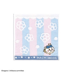 ちいかわ 蜂たち 20cm×20cm ブルー タオルハンカチ ハチワレ 41-1220065