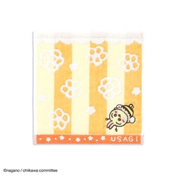 ちいかわ 蜂たち 20cm×20cm イエロー タオルハンカチ うさぎ 41-1220065