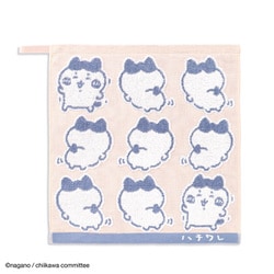 ちいかわ イエー 34cm×35cm ピンク ウォッシュタオル ハチワレ 41-1231090
