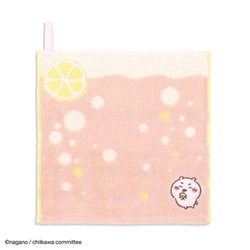 ちいかわ すっぱ 25cm×25cm ピンク ループ付きタオルハンカチ ちいかわ 41-1260080
