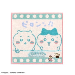 ちいかわ ピロン 25cm×25cm アイボリー タオルハンカチ 41-1280080